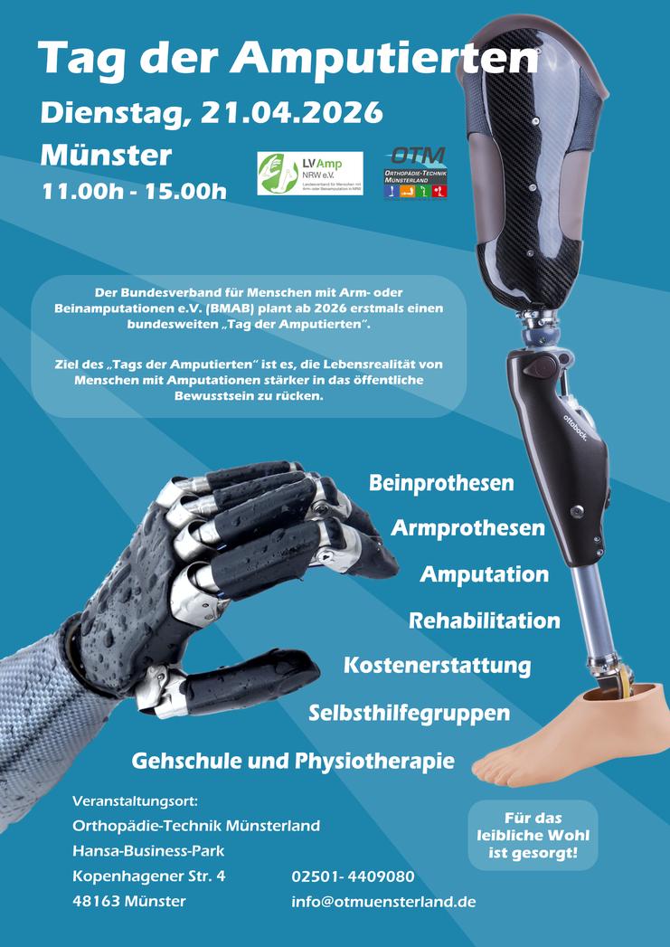 Flyer zum Tag der Amputierten 2026